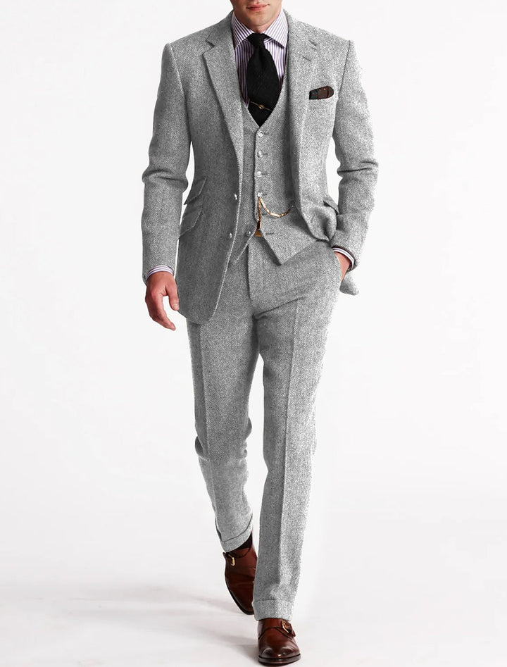 Klassisk tredelt tweeddress for herre