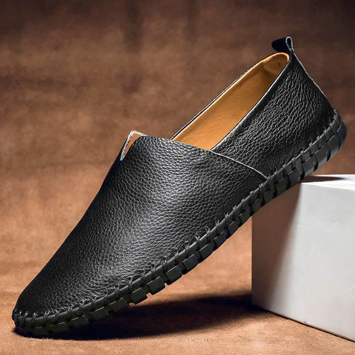 Elegante loafers – Matte slip-ons i ekte skinn