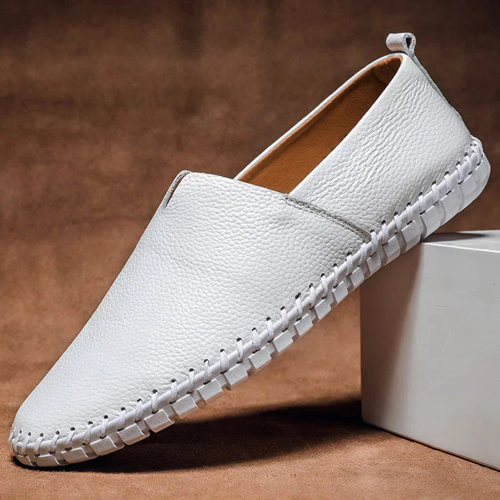 Elegante loafers – Matte slip-ons i ekte skinn