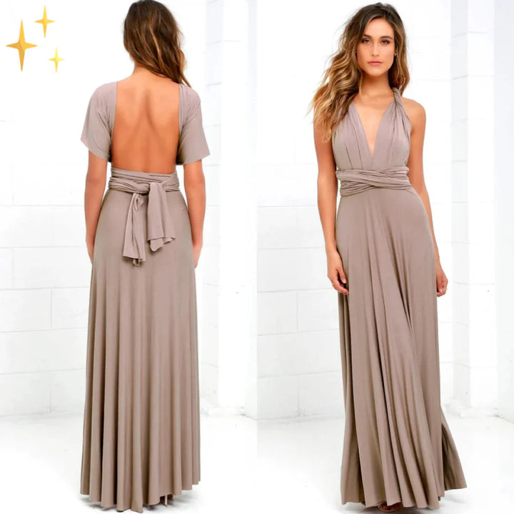 Dress with A Lot look and wrap