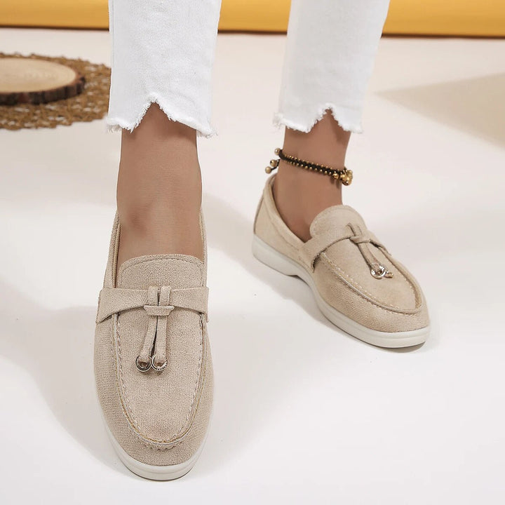 Komfortable Slip-On Loafers for Kvinner