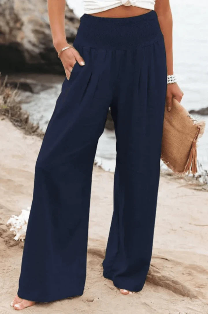 Elegant, stretchy palazzo pants for women