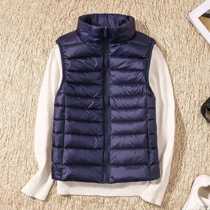 Vindbestandig Kvinners Bodywarmer med Glidelås