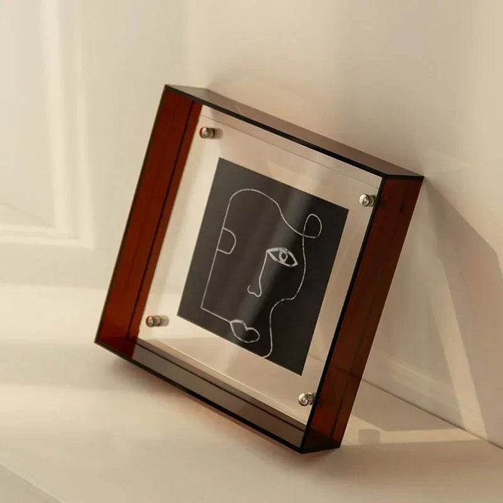 Hengende fotoramme i akryl | Moderne design for vegg og bord