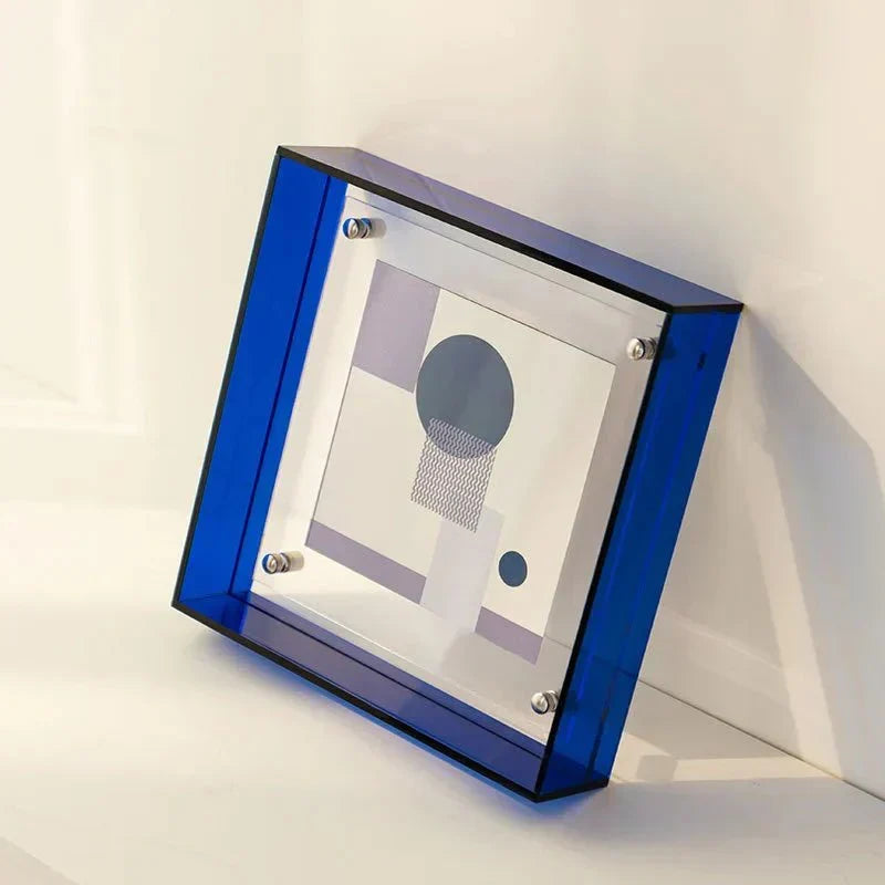 Hengende fotoramme i akryl | Moderne design for vegg og bord