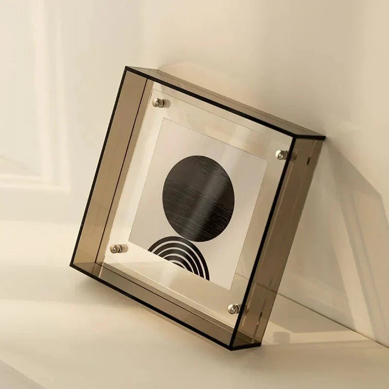 Hengende fotoramme i akryl | Moderne design for vegg og bord