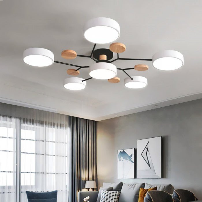 Skandinavisk Taklampe – Forgrenet, Elegant og Bærekraftig Design med LED-teknologi