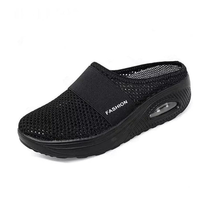 Orthopedic slip-on shoes with air cushion for women