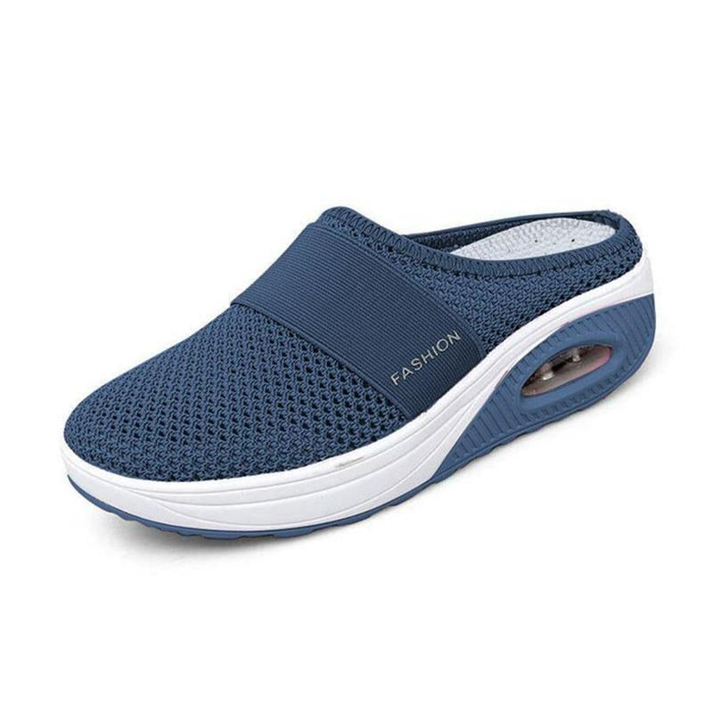 Orthopedic slip-on shoes with air cushion for women