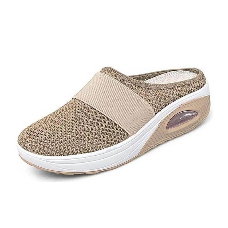 Orthopedic slip-on shoes with air cushion for women