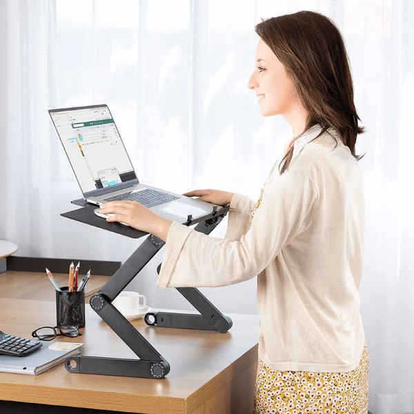 Ergonomisk 360° Laptopstativ – FlexStand