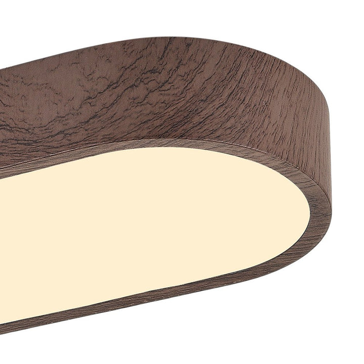 Oval LED-Takplafond Nordic Glow med Treaksent