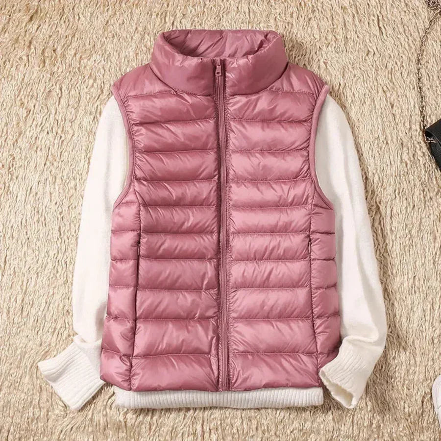 Vindbestandig Kvinners Bodywarmer med Glidelås
