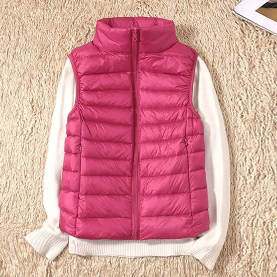 Vindbestandig Kvinners Bodywarmer med Glidelås