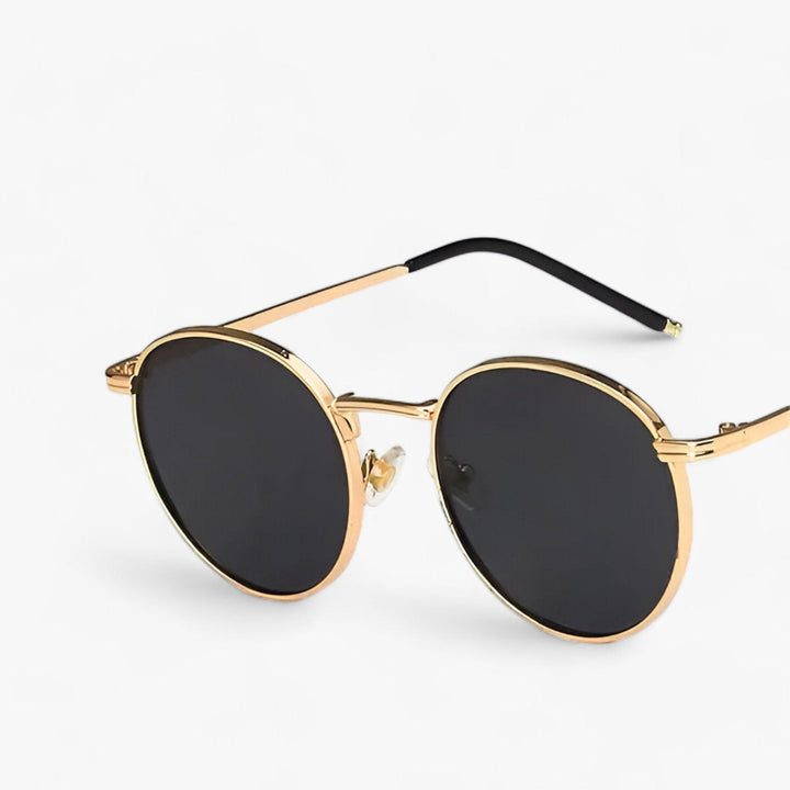Design Solbriller Unisex med Runde Glass – Nova