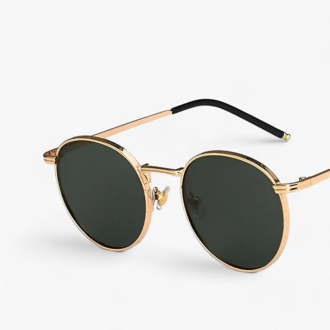 Design Solbriller Unisex med Runde Glass – Nova
