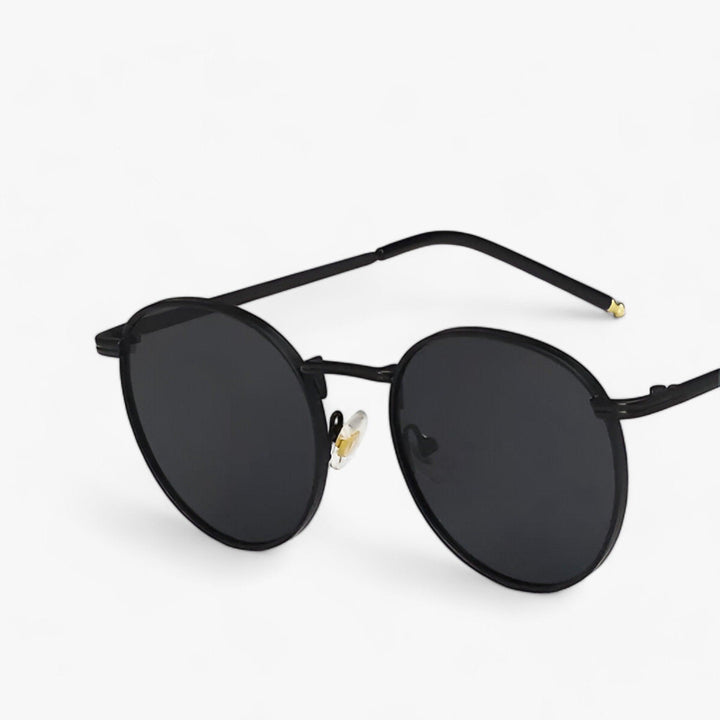 Design Solbriller Unisex med Runde Glass – Nova