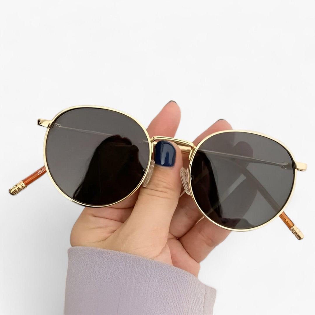 Design Solbriller Unisex med Runde Glass – Nova