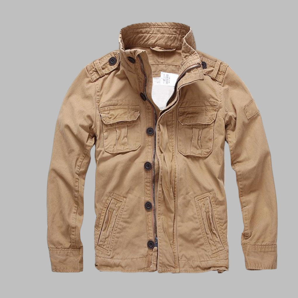Camouflage military jacket