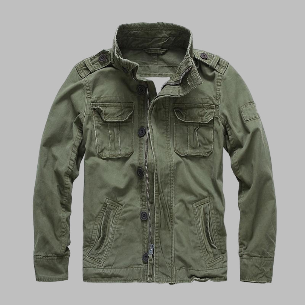 Camouflage military jacket