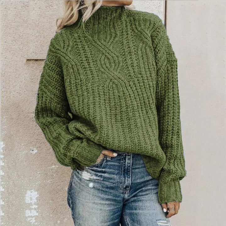 Elegant strikket genser for kvinner – subtil tekstur med raffinert stil