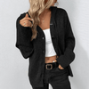 Dame strikket cardigan – Varm modell med knapper og quilt-detaljer