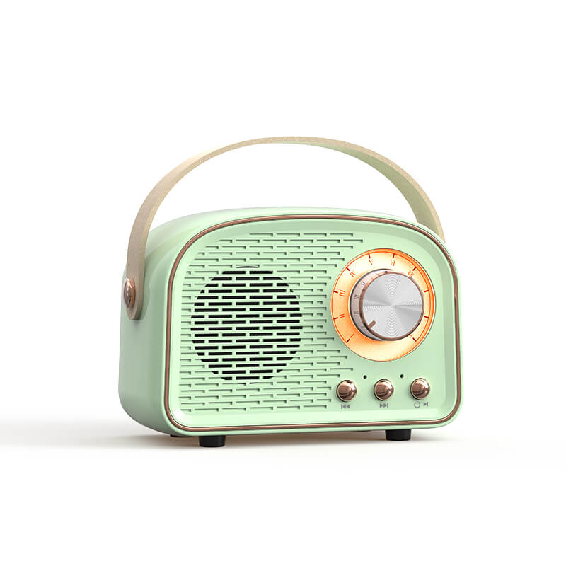 Sandsberg Retro Radio Bluetooth-høyttaler | Trådløs | Bærbar | Elegant lyd for hjemme og på farten