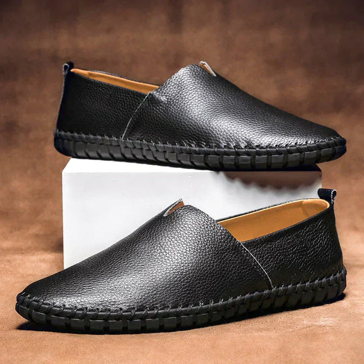 Elegante loafers – Matte slip-ons i ekte skinn