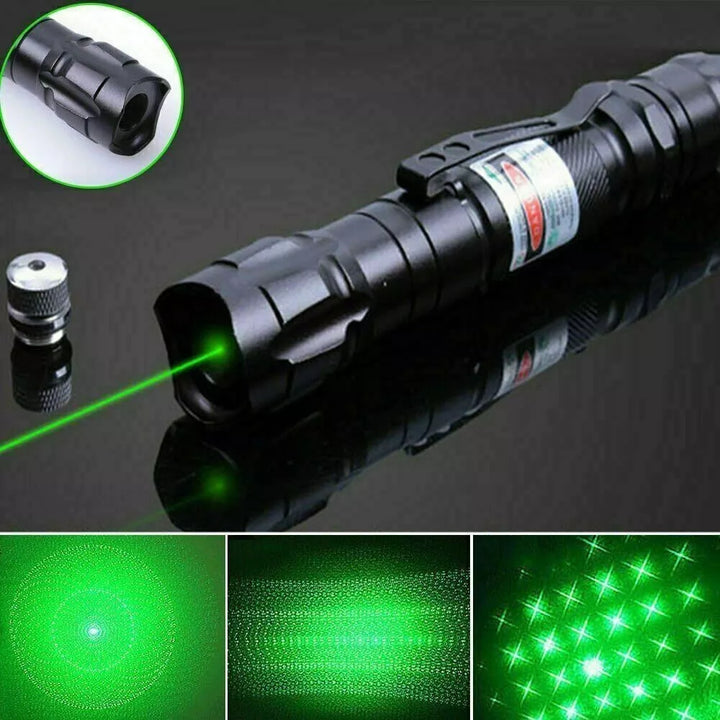 Oppladbar grønn laserpeker med lang rekkevidde og høy presisjon