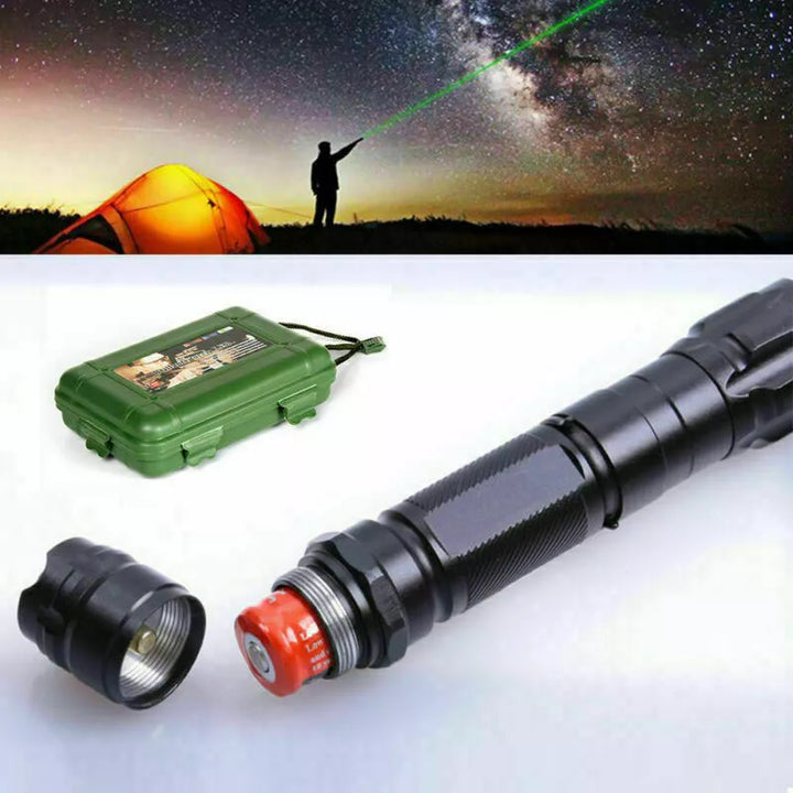Oppladbar grønn laserpeker med lang rekkevidde og høy presisjon