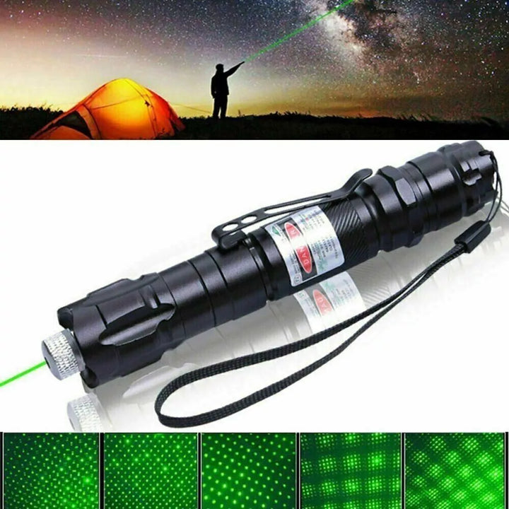 Oppladbar grønn laserpeker med lang rekkevidde og høy presisjon