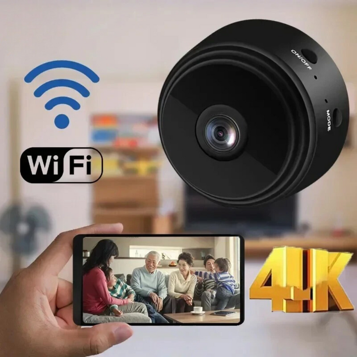 Kompakt WiFi HD-sikkerhetskamera