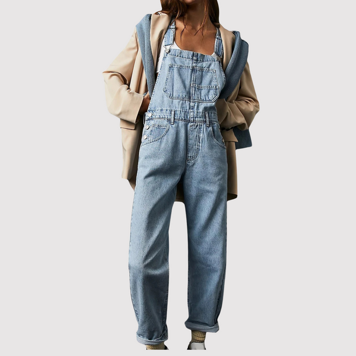 Denim Latzhose mit entspannter Attitüde