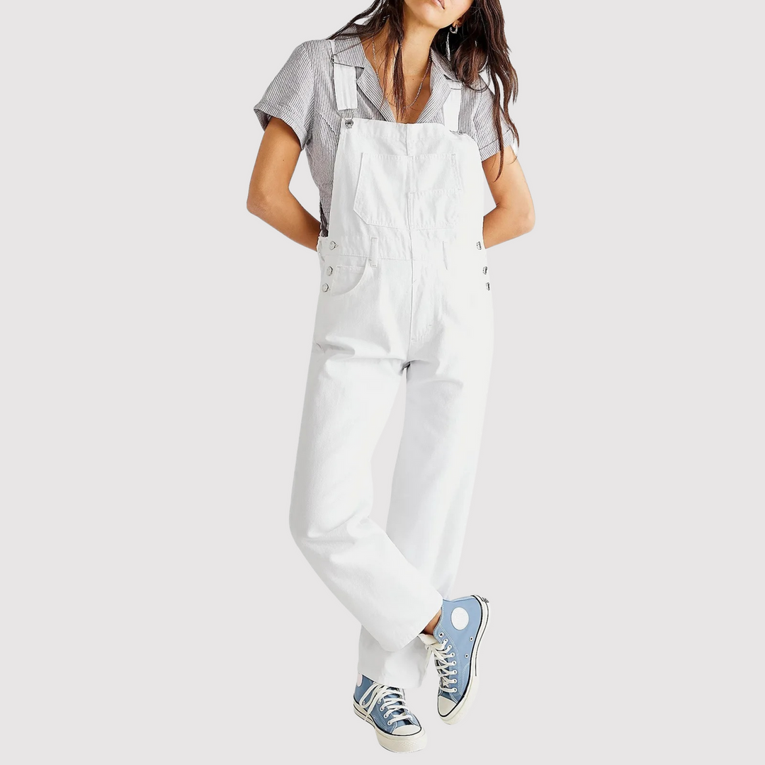 Denim Latzhose mit entspannter Attitüde