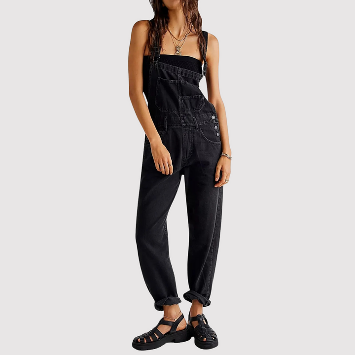 Denim Latzhose mit entspannter Attitüde