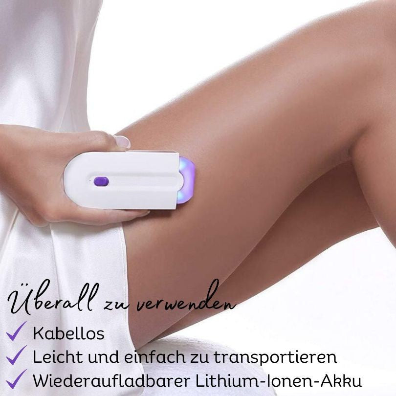 Laserhårfjerningsapparat | Elektrisk Barbermaskin for Skånsom Hårfjerning | SilkLaser