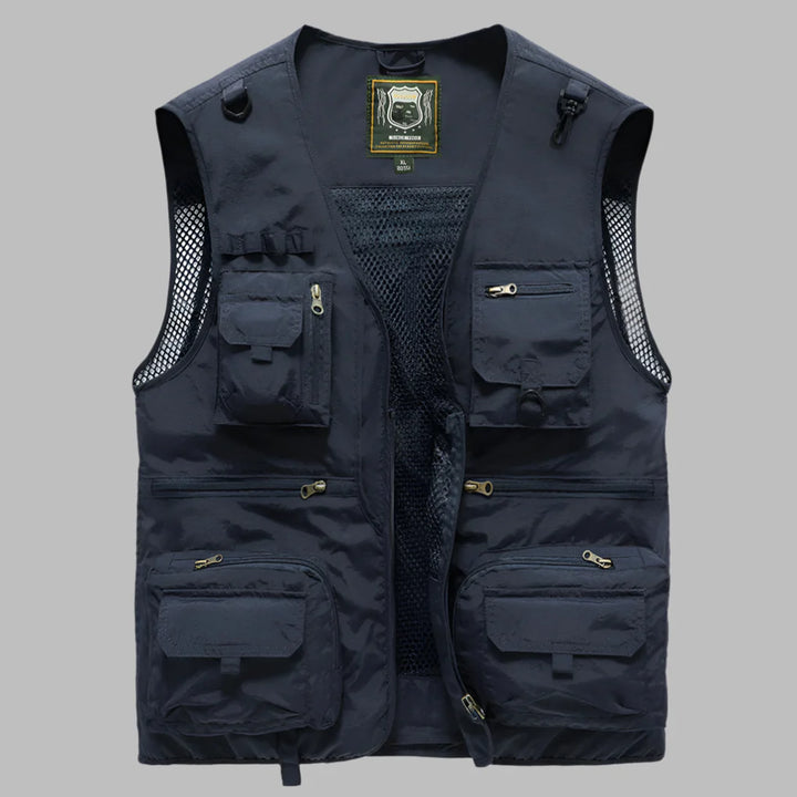 Summer vest with multiple pockets