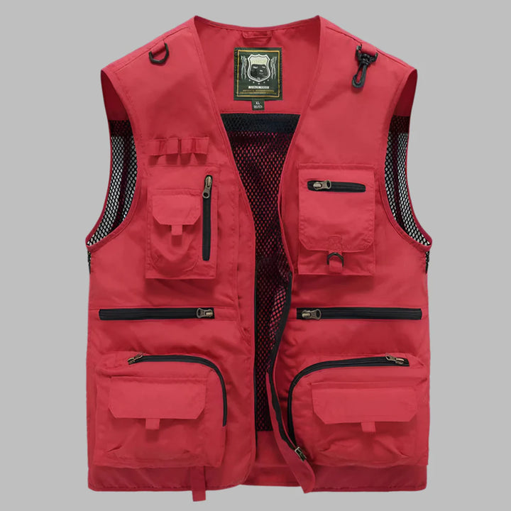 Summer vest with multiple pockets