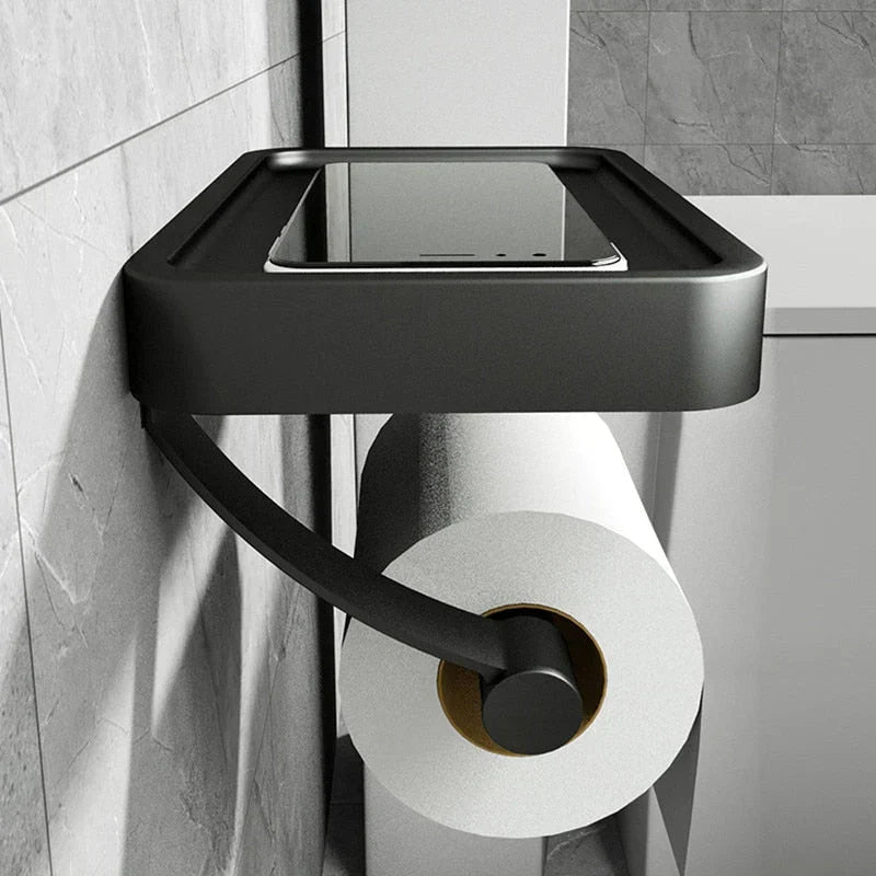 Toalettpapirholder med Hylle – Stalux