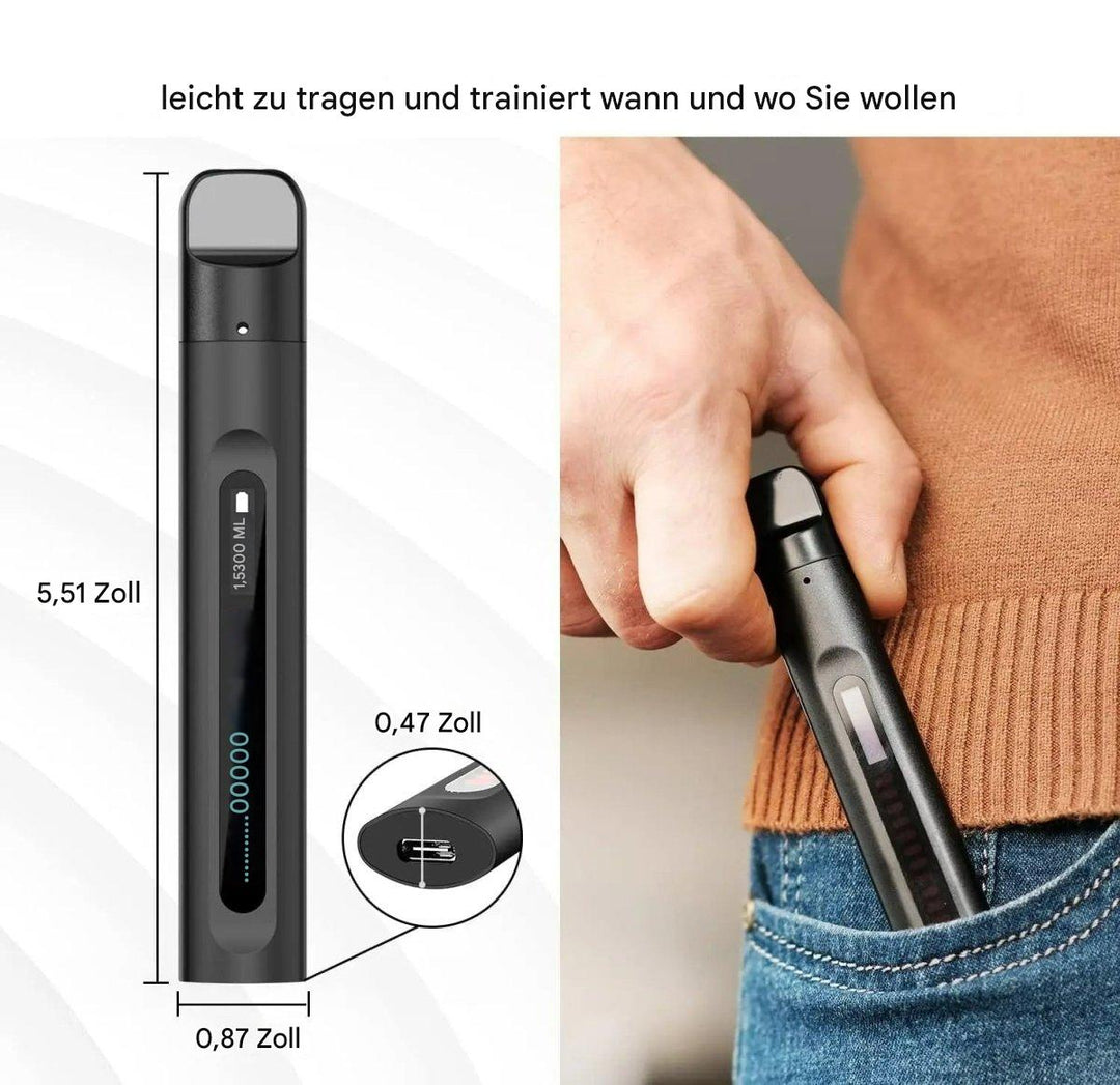 Intelligent pustetrener for trening av åndedrettsmusklene – BreathBoost