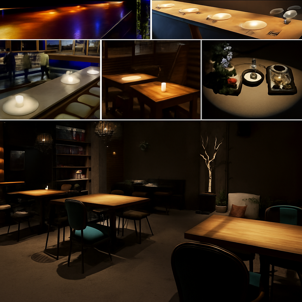 Dreibar LED-spot med justerbar åpning