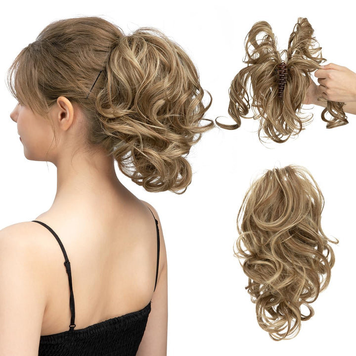 Krøllete Hestehale-Extensions – Mira