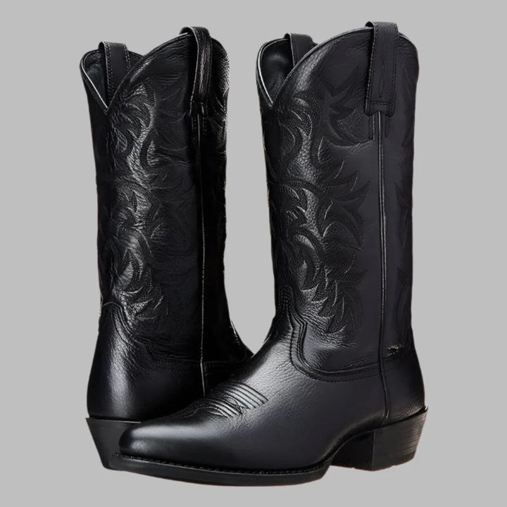 Fasjonable cowboystøvler for menn