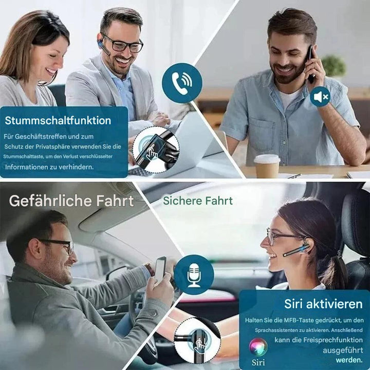 BT5.3 Bluetooth-Headset mit einem Ohr und Geräuschreduzierung