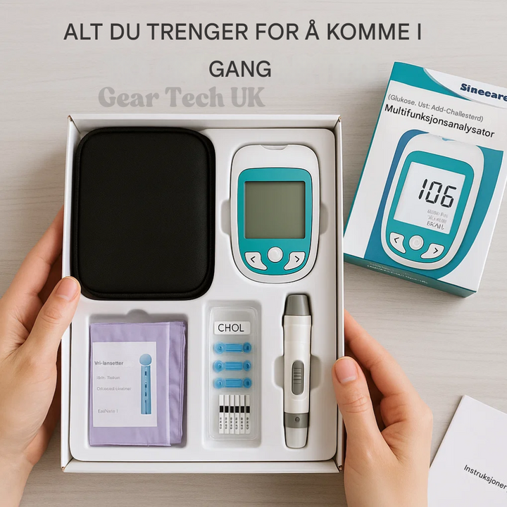 Multifunktionelles Analysatorset für Heimtests