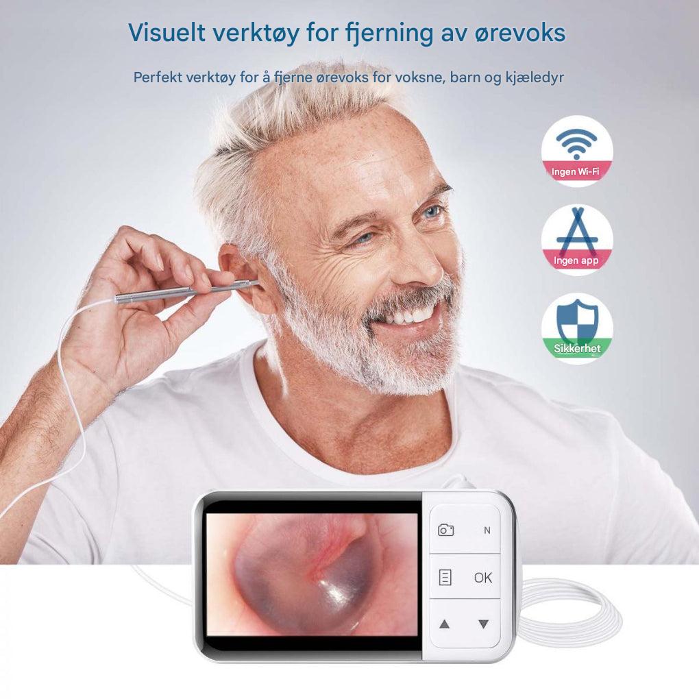 Digitalt otoskop med 4.5-tommers skjerm