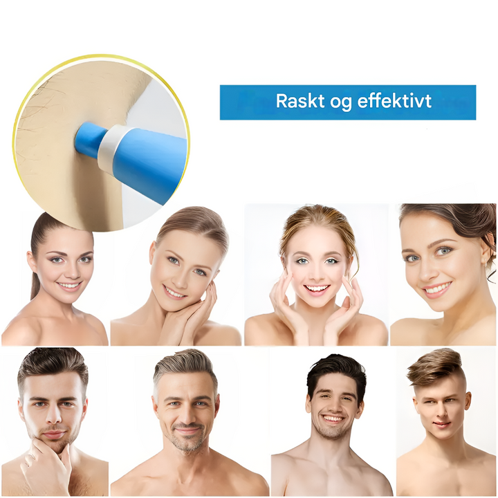 Fjerningssett for hudfliker