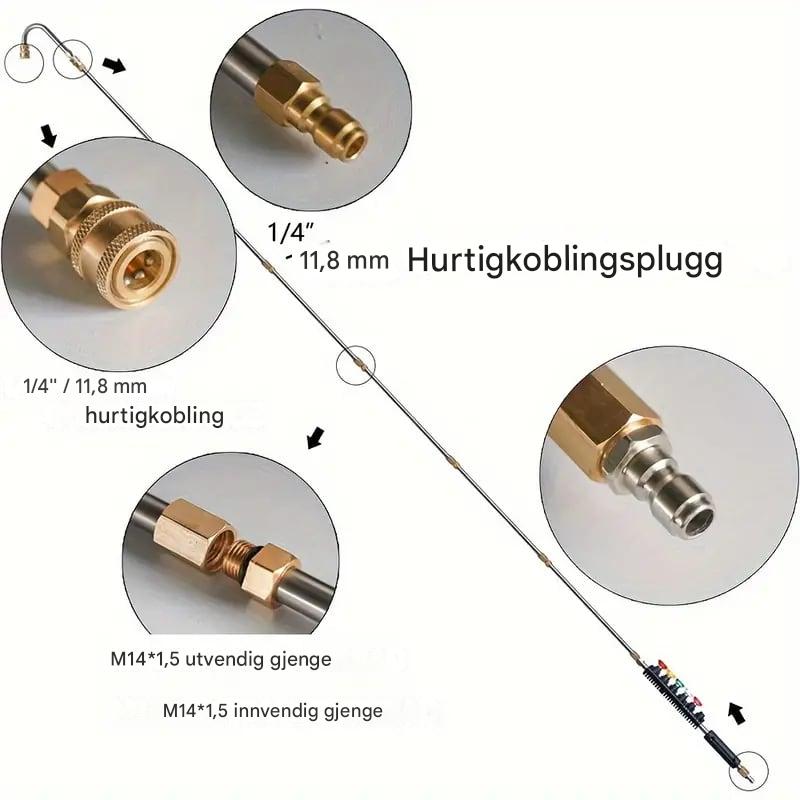 4000 PSI teleskopische Hochdruckreiniger Stabset