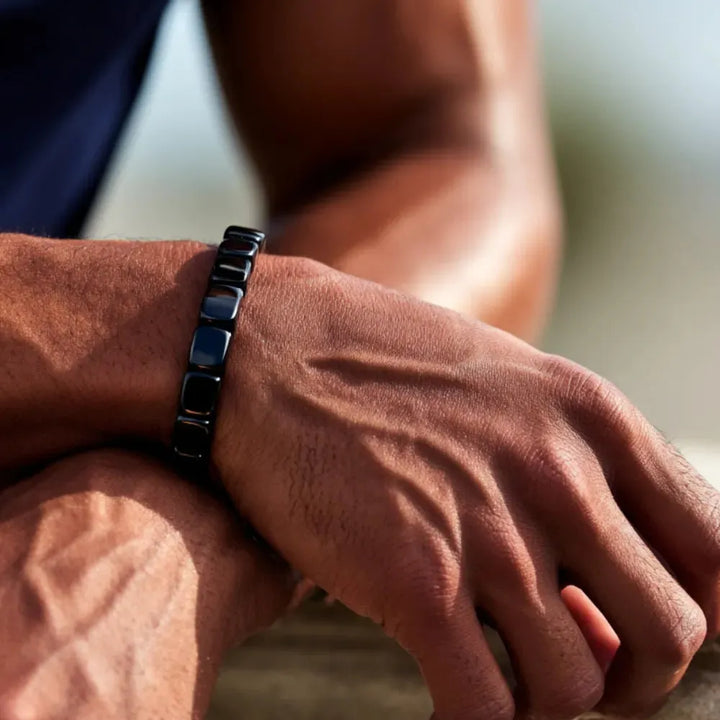 Hematittarmbånd for menn – Eleganse, styrke og stilfull energi