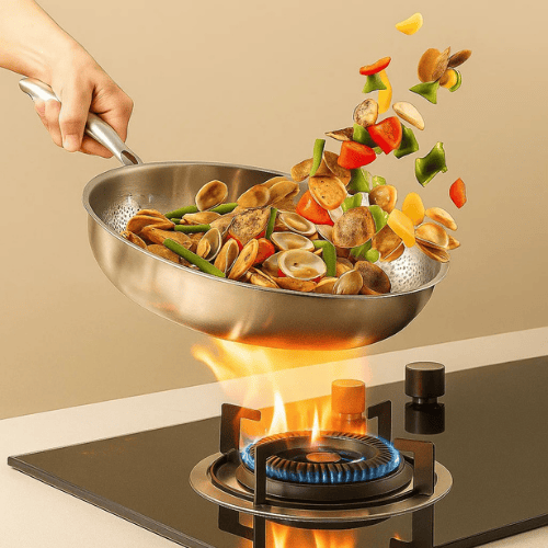 TITAN-PREMIUM PAN – Titanstekepanne av høy kvalitet uten belegg for alle typer komfyrer
